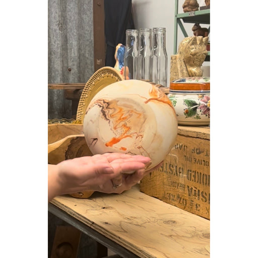 Vintage Pottery With Wire (Plants not Included)