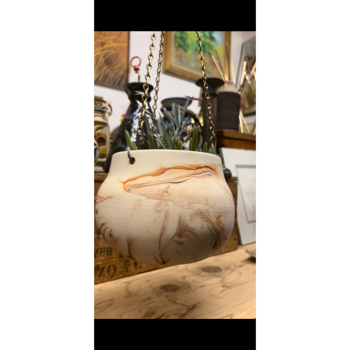 Vintage Pottery With Wire (Plants not Included)