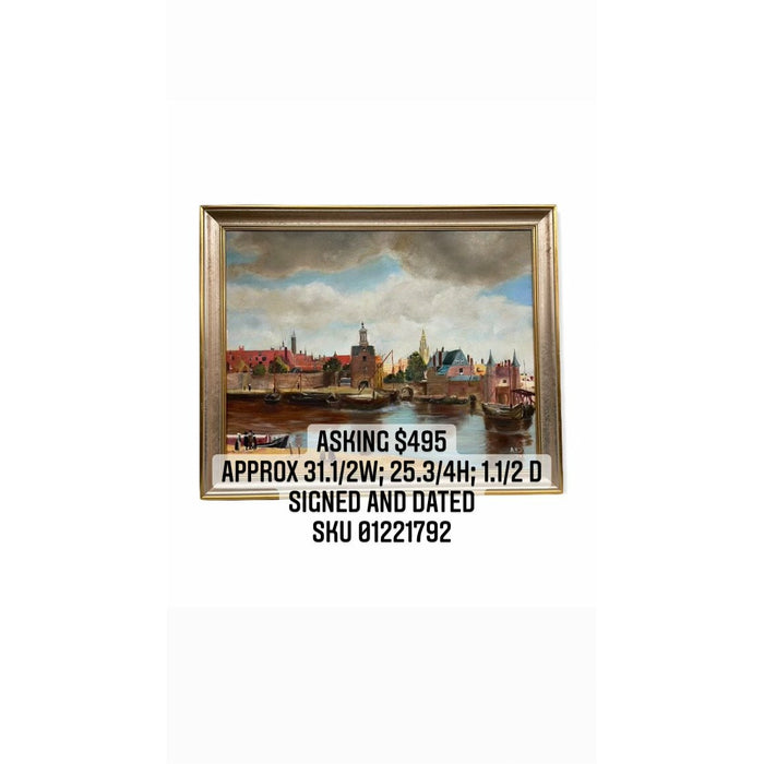 Vintage Signed And Dated Art