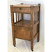 Vintage Solid Wood Arts and Crafts Mission Style Accent Side Table