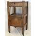 Vintage Solid Wood Arts and Crafts Mission Style Accent Side Table