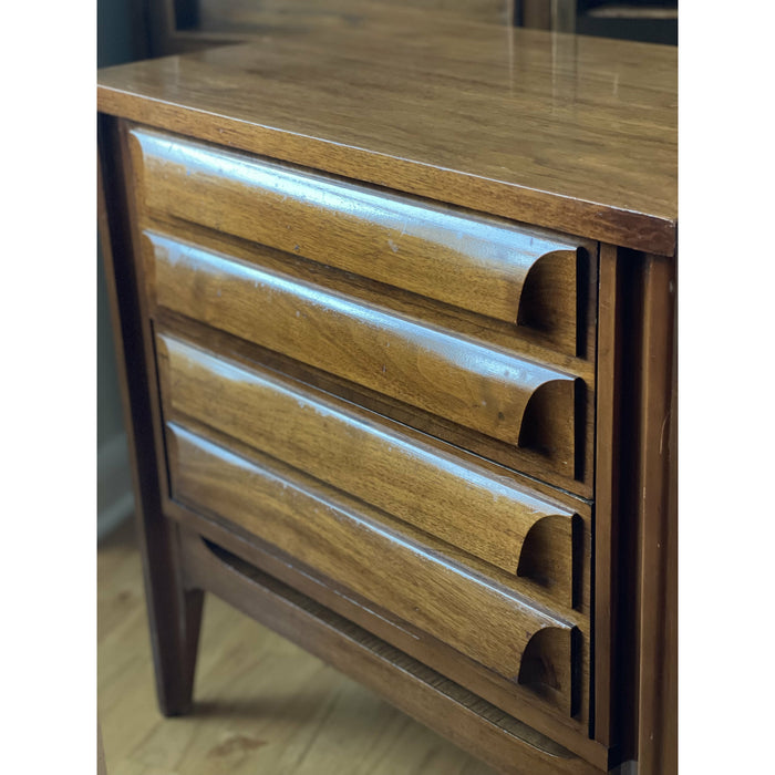Vintage Solid Wood Mid Century Modern End table (By Appt Only)