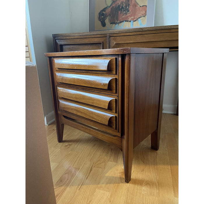 Vintage Solid Wood Mid Century Modern End table (By Appt Only)