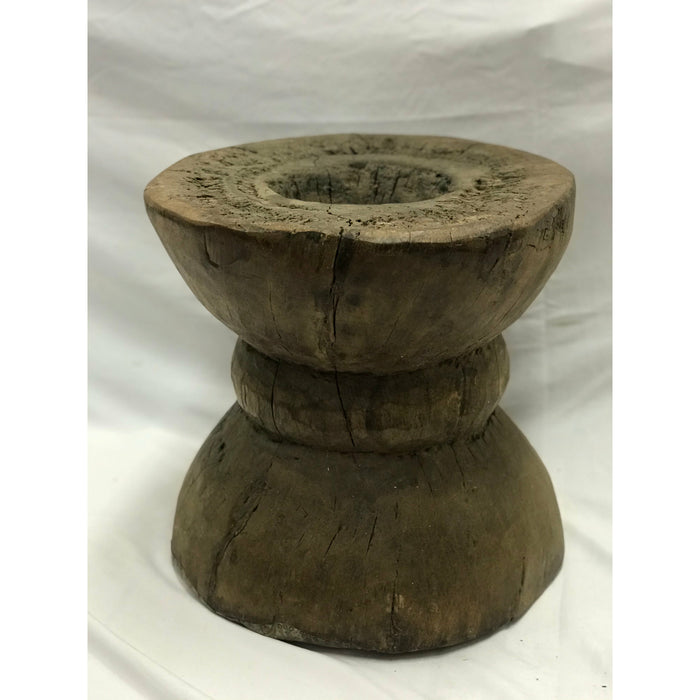 Vintage Solid Wood Rice Grinder