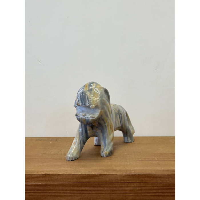 Vintage Stone Caved Lion