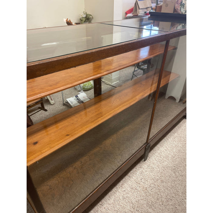 Vintage Wood and Metal Display Case