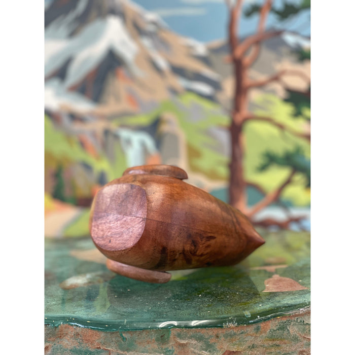 Vintage Wooden Carved Bird