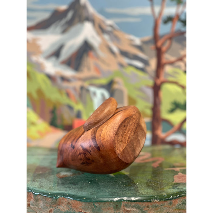 Vintage Wooden Carved Bird