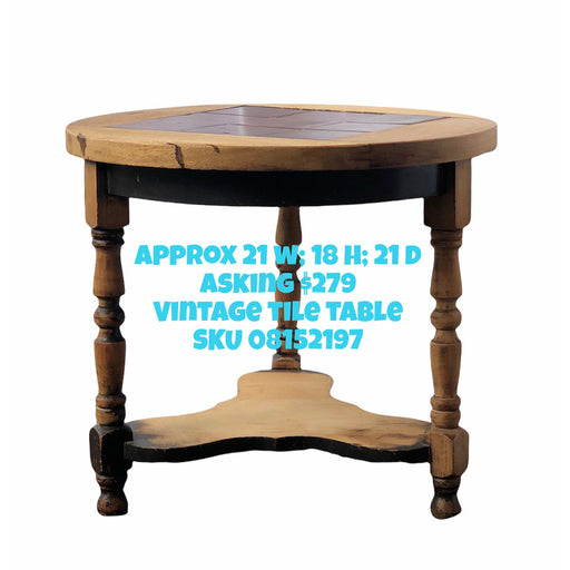 Vintage Wooden Coffee Table or Side Table