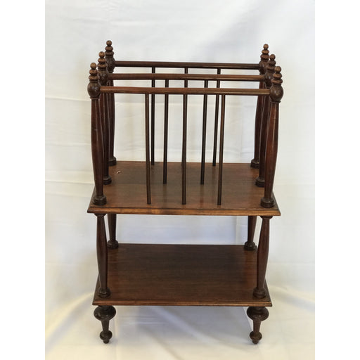 Vintage Wooden Magazine Rack Organizer