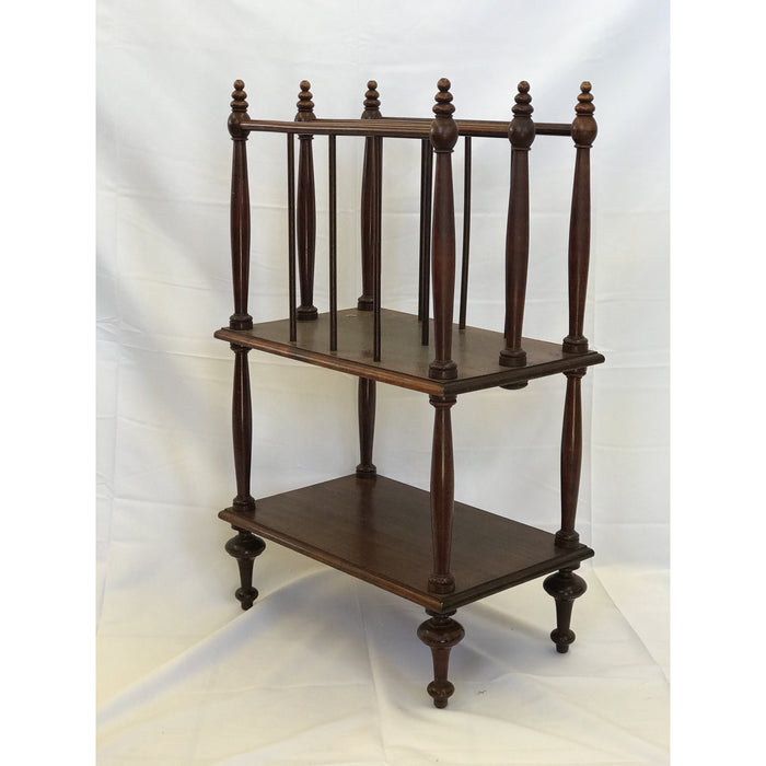 Vintage Wooden Magazine Rack Organizer