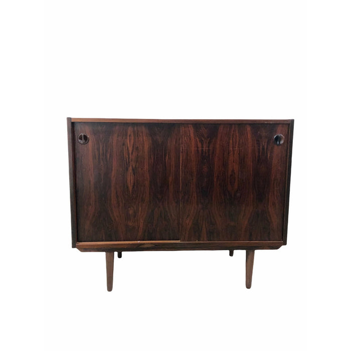 Vintage Danish Mid Century Modern Record Media Cabinet or Credenza (Available for Online Purchase Only)