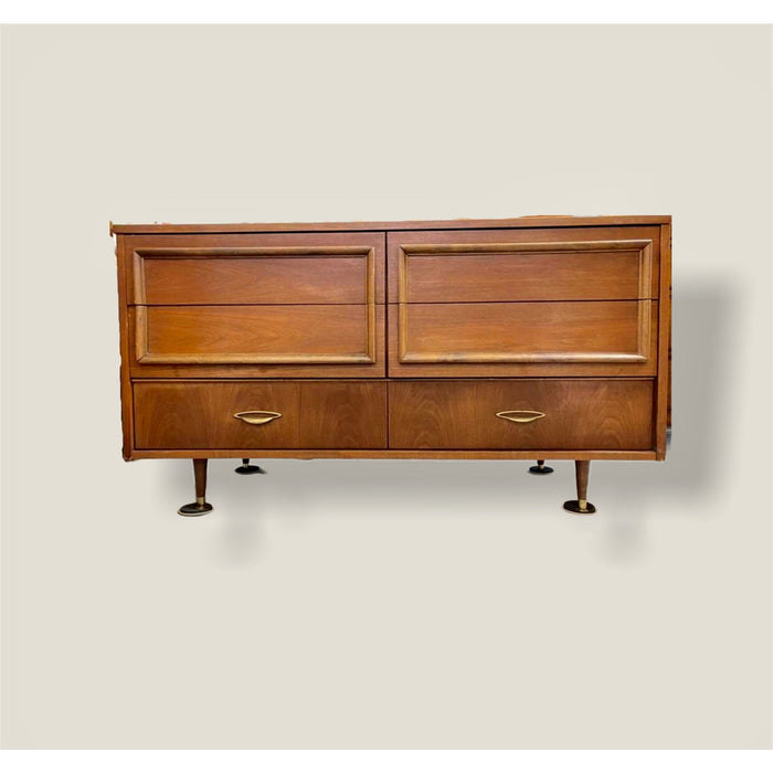 Vintage Mid Century Modern Lowboy Dresser