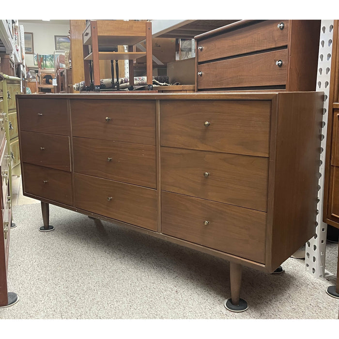 Vintage Mid Century Modern Dresser Cabinet Storage Drawers