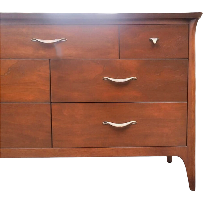 Vintage Mid-Century Modern Seven-Drawer Dresser