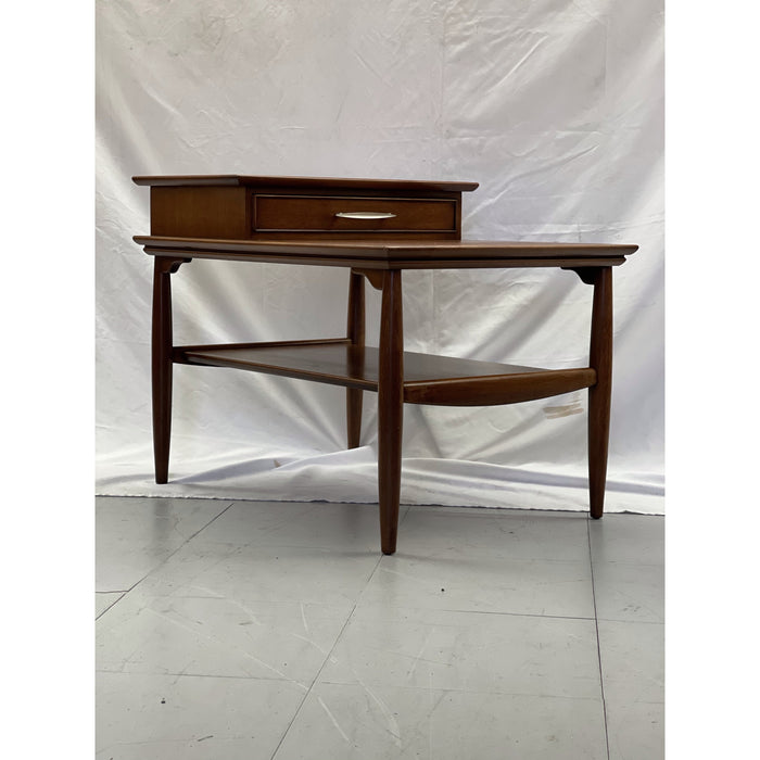 Hekman Vintage Mid Century Modern End Table One Drawer
