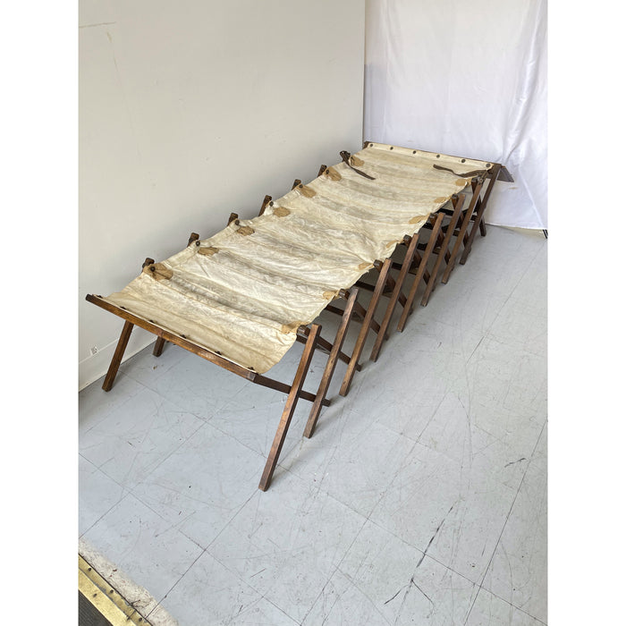 Antique Early 19th Century War Era Collapsible Cot