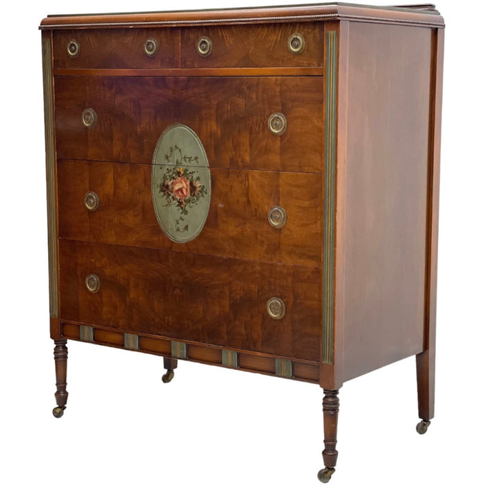 Antique Style Dresser Dovetail Drawers Cabinet Storage
