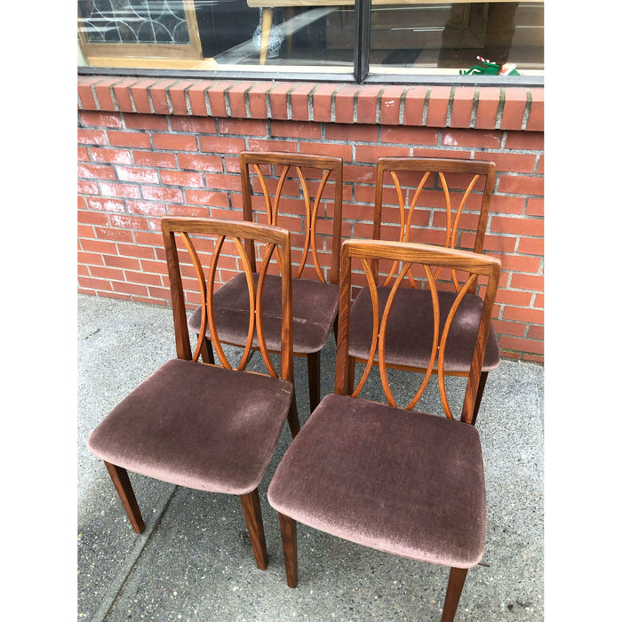 Vintage Mid Century Modern Dining Chairs Set Of 4