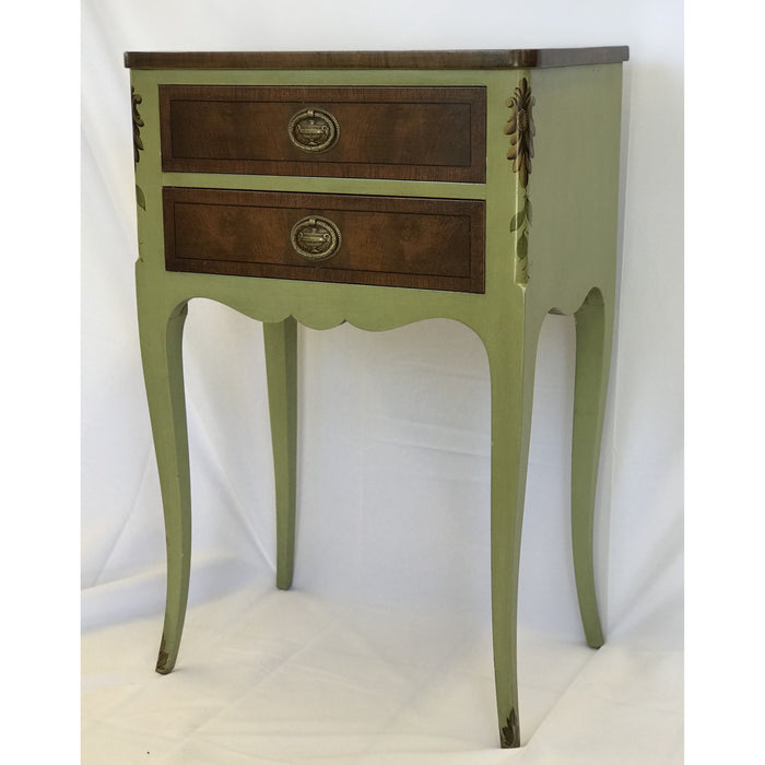 Vintage John Widdicomb Hand painted Nightstand W/ drawers