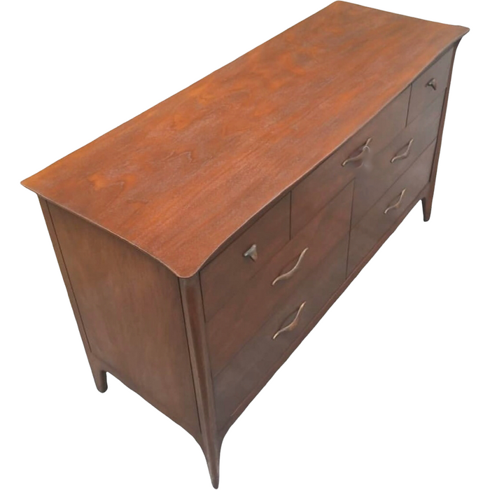 Vintage Mid-Century Modern Seven-Drawer Dresser