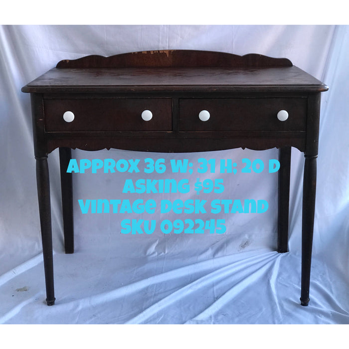Vintage Entryway Desk Side Table Stand