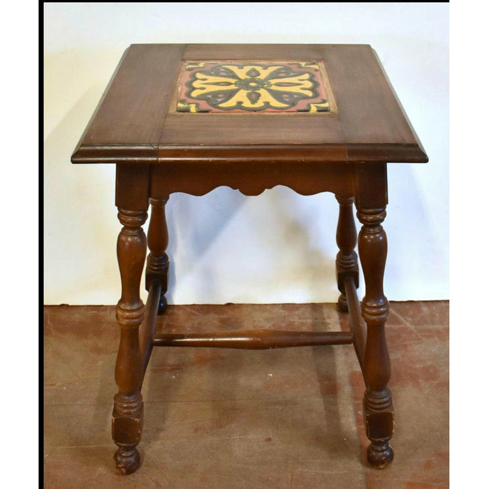 Antique 1940s California Catalina Style Tile Top Table (Available by Online Purchase Only)