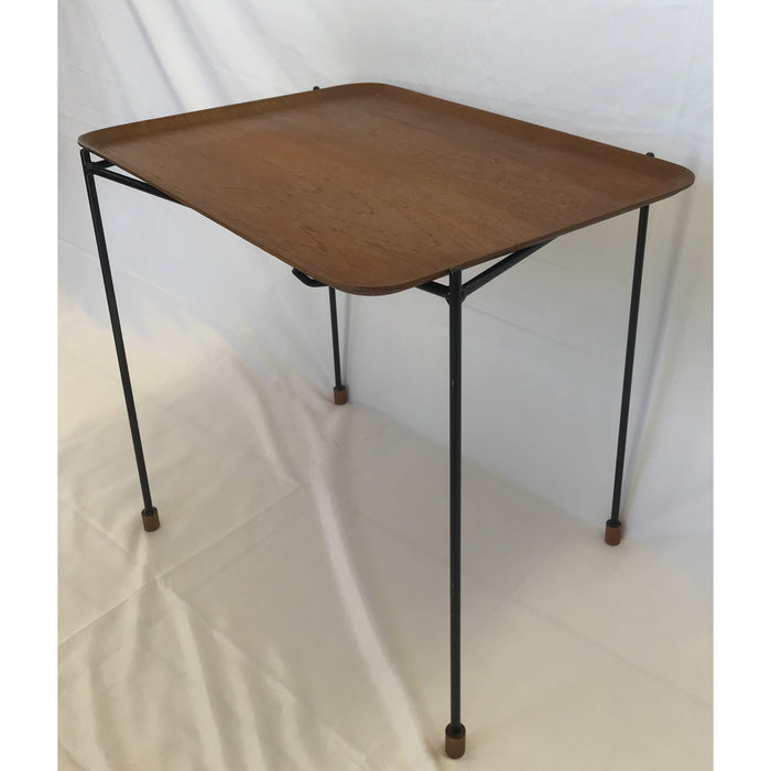 Vintage Custom Teak Tray Table