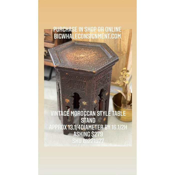 Vintage Moroccan Style Table Stand