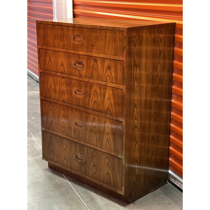 Vintage Campaign Dresser Dovetail Drawers Cabinet Storage (Online Purchase Only)
