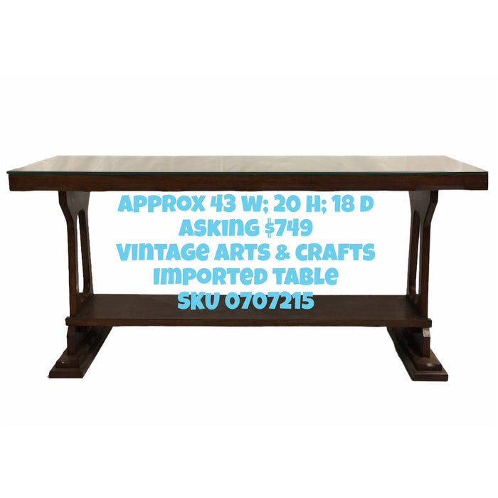 Vintage Arts & Crafts Table