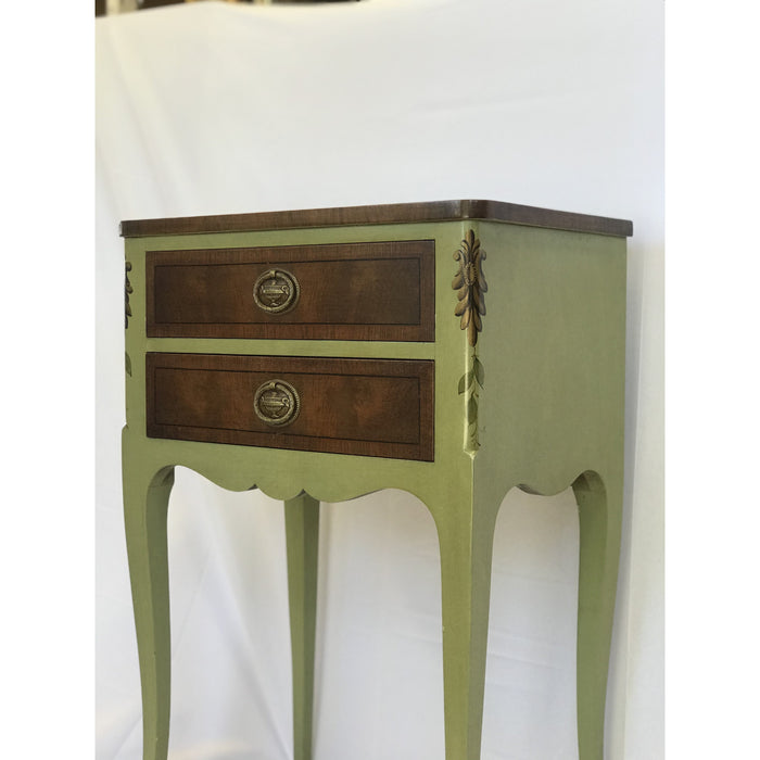 Vintage John Widdicomb Hand painted Nightstand W/ drawers