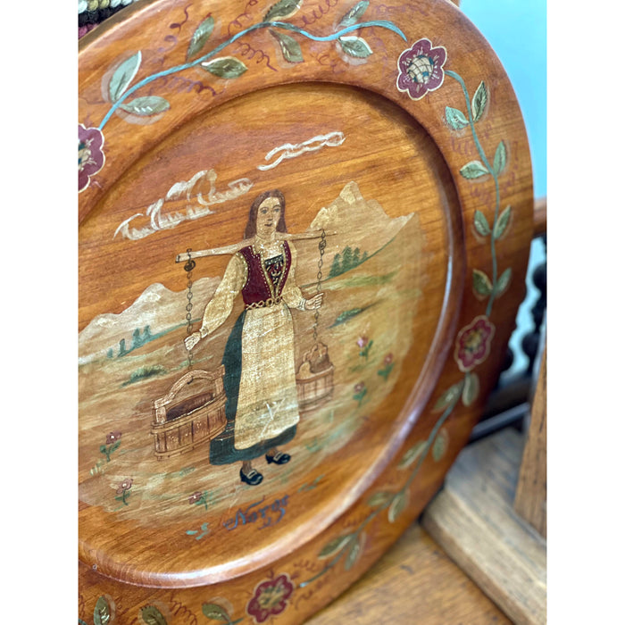Vintage Wood Plate