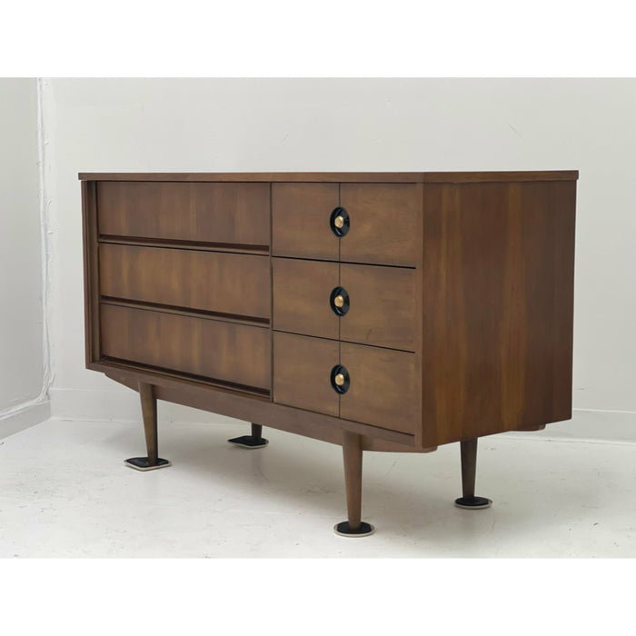 Vintage Mid Century Modern Dresser Cabinet Storage Drawers