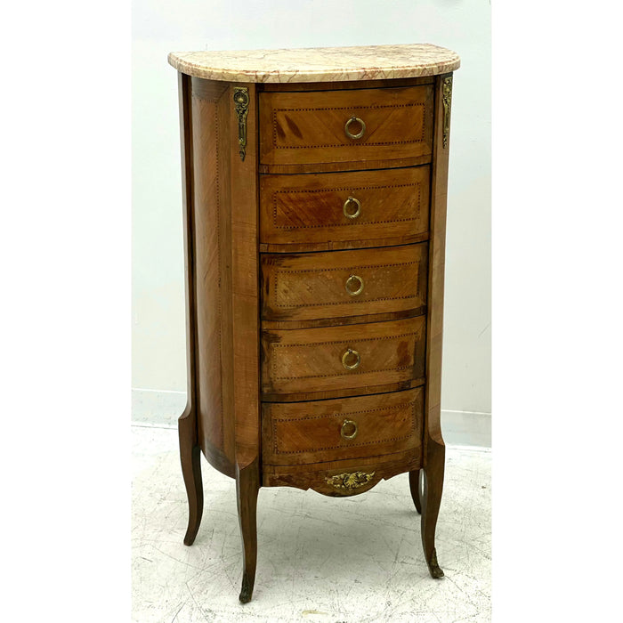 Antique Early 20th Century Edwardian Cabinet with Marble Top